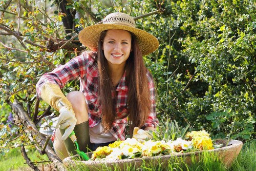 Garden clearance services including weeding and pruning